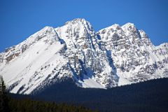 03A Panorama Peak Morning From Trans Canada Highway At Highway 93 Junction Driving Between Banff And Lake Louise in Winter.jpg